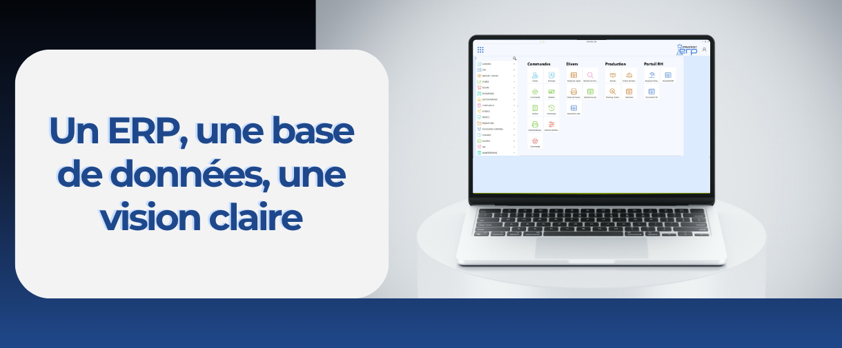 Un ERP, une base de données, une vision claire